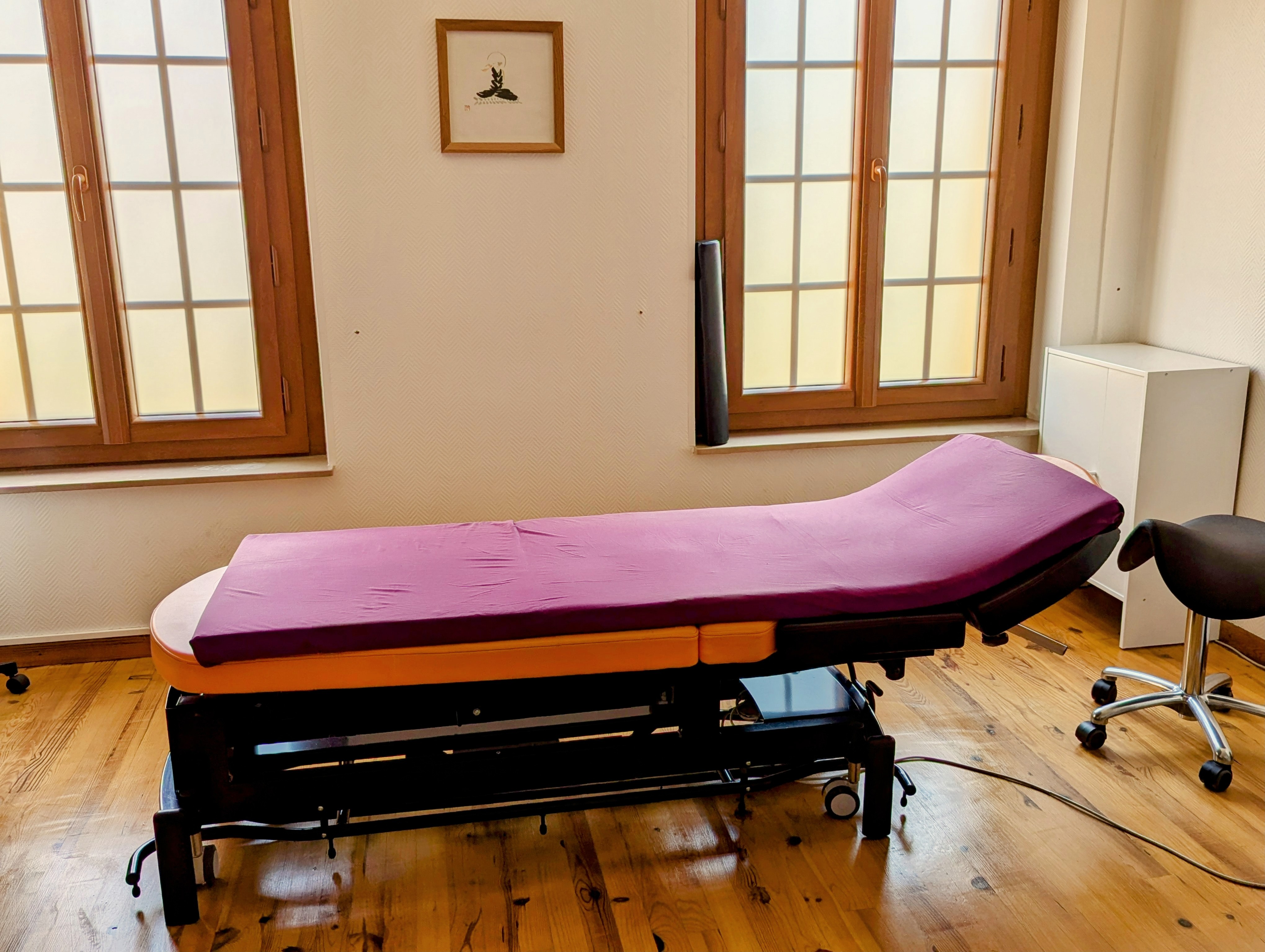Séance d'ostéopathie